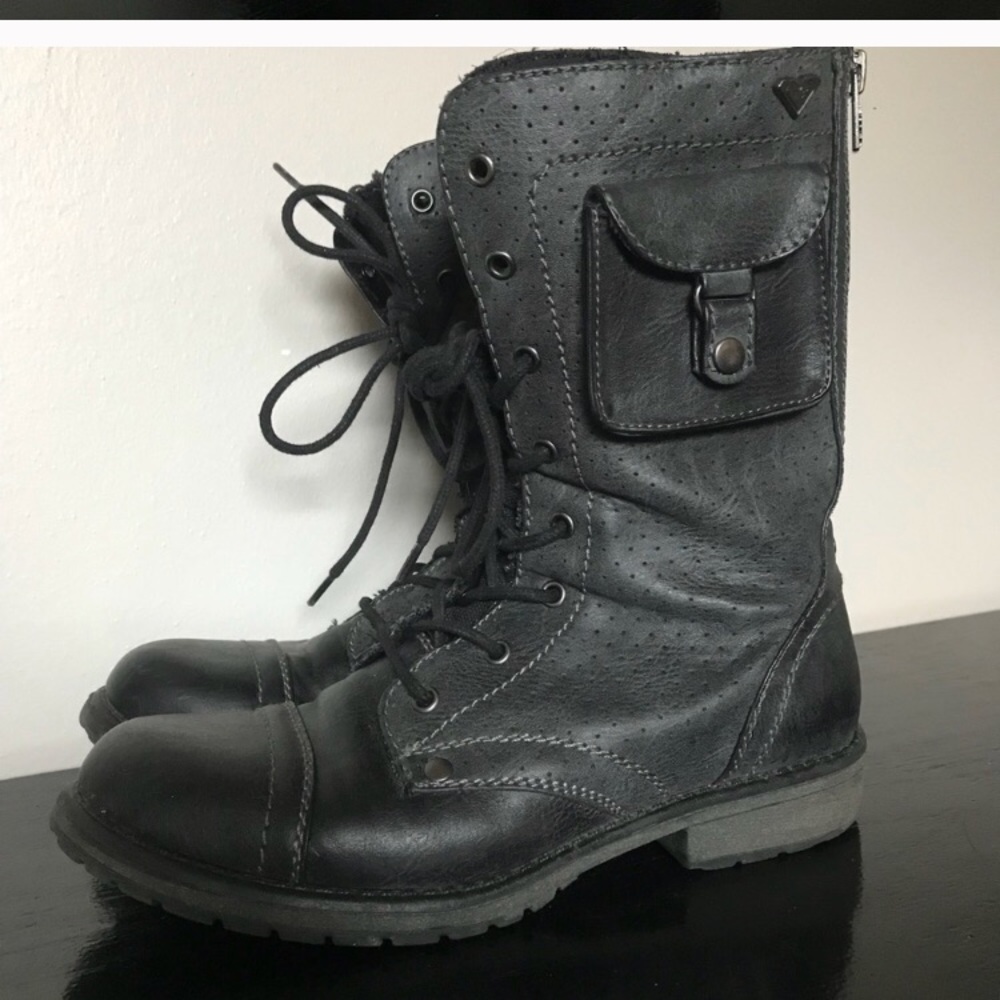 Roxy Combat Boots Size 8